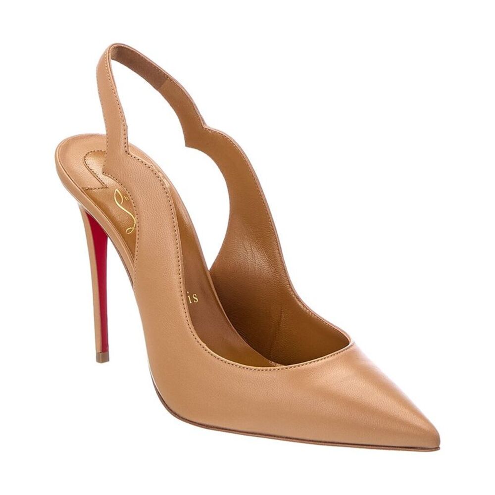 Christian Louboutin 100 Leather Slingback Pump
